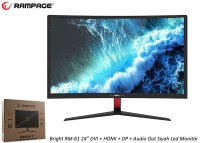 Rampage Bright RM-61 24inç Led 144Hz 1ms Curved Oyuncu Monitörü - 1